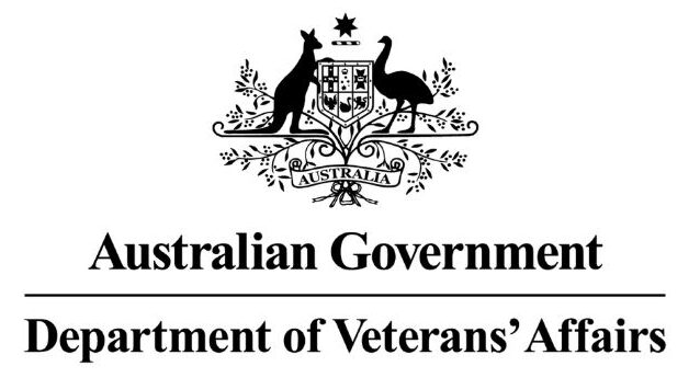 Australian Government Department of Veterans' Affairs logo at Clearly Dental Camden